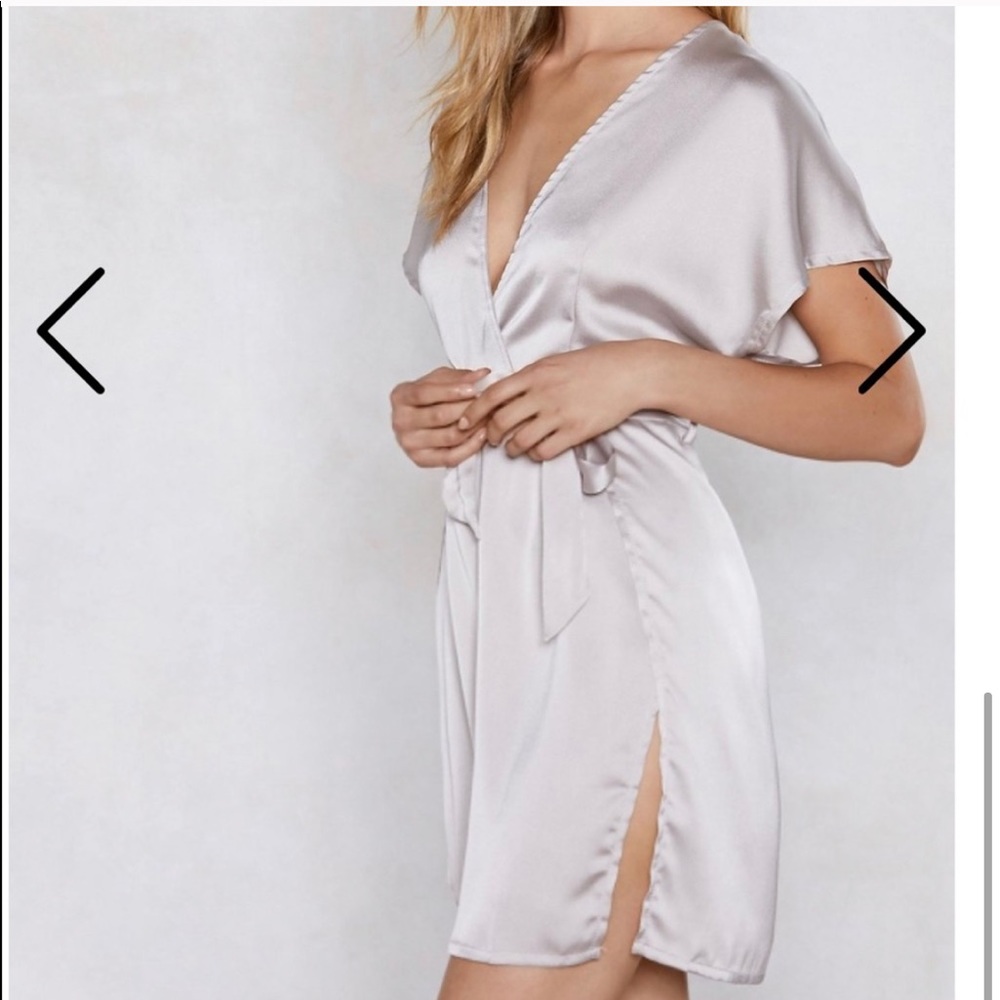 Nasty Gal Call in Slick Dress